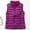 Purple, variant on EGNMCR Puffer Vest Women, Sleeveless Parkas for Women,Women Sleeveless Hood Winter Puffer Vest Outwear Women Warm Long Sleeve Zipper Down Jackets Sleeveless Parkas Coats Tops Wth Pocket Women Coat