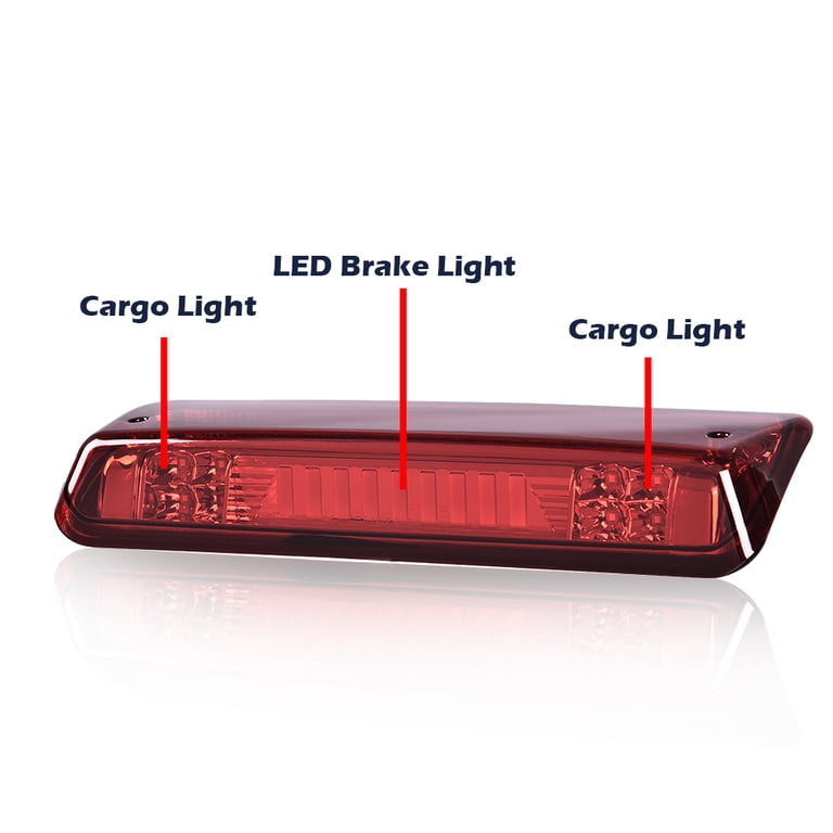 RED LED 3RD THIRD TAIL BRAKE LIGHT LAMP FOR 02-10 FORD EXPLORER/08-12 ESCAPE