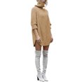 thumbnail image 3 of CAIXIA Womens Sweaters Casual Longline Solid Color Pullover Sweater Soft Comfortable Turtleneck Knit Top For Everyday Wear And Versatile Outfits Sweatshirts For Women, 3 of 6