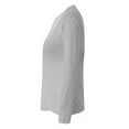 thumbnail image 3 of A4 Women's Cooling Performance Crew Long Sleeve T-Shirt, Silver, Large, 3 of 3