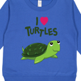 thumbnail image 3 of Inktastic I Love Turtles Toddler Sweatshirt, 3 of 4