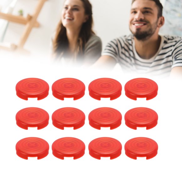 12pcs Arcade Button Cover, Push Button Cover For Hitbox, Replace Mechanical Anti Slip Push Button Cover For Kailh For Cherry For TTC For Akko For Glorious Switches