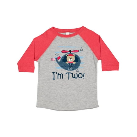 

Inktastic 2nd Birthday Boys 2 Year Old Bear Gift Toddler Boy Girl T-Shirt