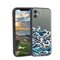 thumbnail image 1 of Waves-1 Phone Case, Degined for iPhone 12 Case Men Women, Flexible Silicone Shockproof Case for iPhone 12, 1 of 1