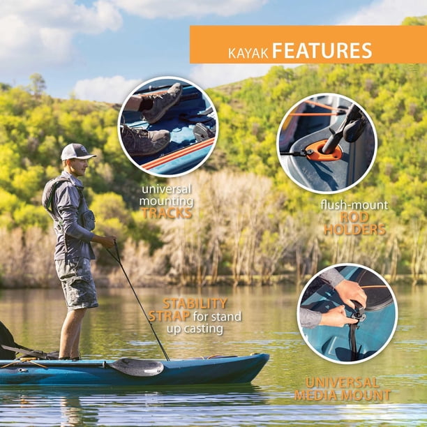 Lifetime Yukon Angler 11.5 ft Sit-On-Top Comfort Fishing Kayak