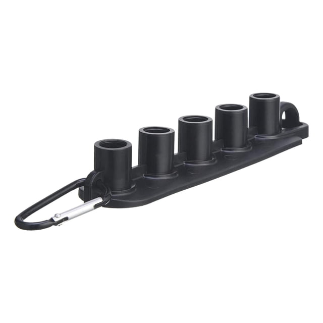 Soporte de boquilla de lavadora a presión portátil Accesorios de lavadora a presión ligeros Almacenamiento conveniente para jardín de césped al aire agujeros CUTICAT Portaboquillas