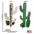 thumbnail image 2 of Cactus Grouping (Standee, two 3D cactus), 2 of 2