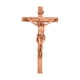 thumbnail image 1 of Crucifijo de pared de resina, resistente, coleccionable, pintado a mano, decorativo para pared. Naranja, 1 of 9