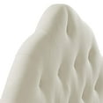 thumbnail image 4 of Modway MOD-5164 Sovereign Tufted Button Linen Fabric Upholstered Full Headboard in Ivory, 4 of 5