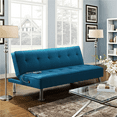 Yaheetech Convertible Futon Sofa Bed w/ USB Ports, 772lb Weight Limit