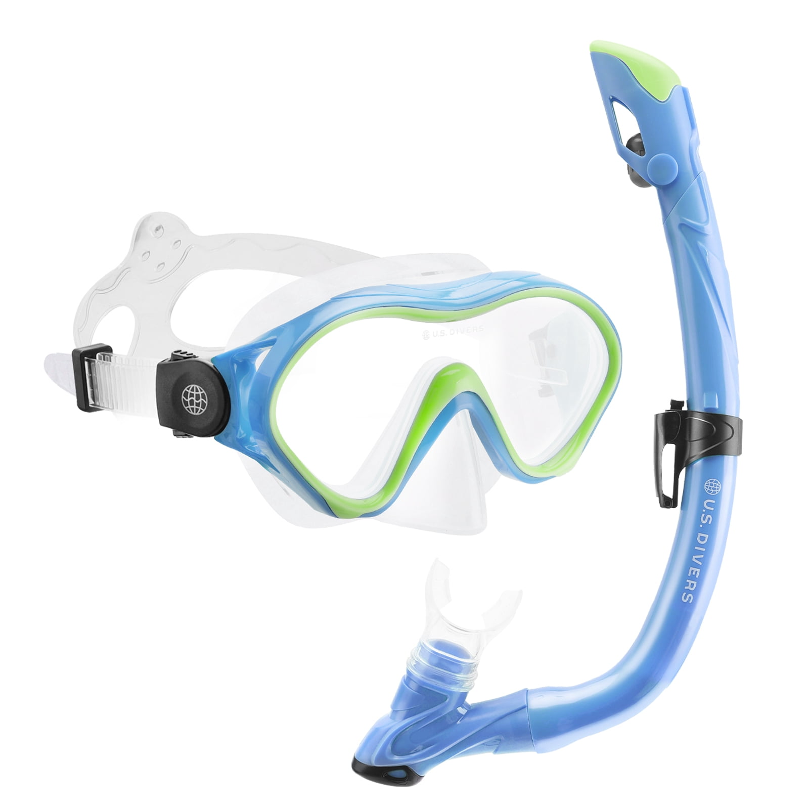 U.S. Divers Nalu Adult Snorkel Combo (White) - Walmart.com