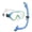 Blue, variant on U.S. Divers Manta Kids Snorkel Combo (Purple)
