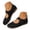 Black, variant on Women's Mary Jane Flats Mesh Knit Breathable Casual Dress Shoes Walking Comfortable Slip on Work Loafers (Brown,7.5)