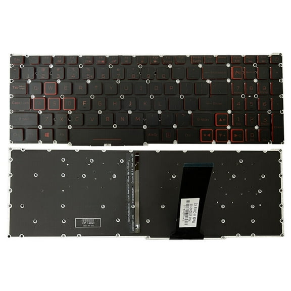 New US English Backlit Laptop Keyboard (Without palmrest) for Acer Nitro 5 AN515-44 AN515-44-547D AN515-44-R623 AN515-44-R99Q Light Backlight