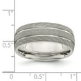 thumbnail image 2 of Primal Steel Stainless Steel Satin 8mm Band, 2 of 6