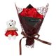 thumbnail image 1 of Simulation Flower Rose Soap Bouquet Interior Decoration Synthetic Material Red 27.5x16x9cm Gift 1 Set, 1 of 3