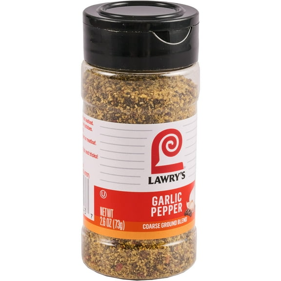 Lawry's Garlic Pepper Coarse Ground Blend, 2.6 oz