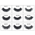 thumbnail image 3 of 3D 3 pares de pestañas postizas cruzadas naturales herramienta de maquillaje pestañas de visón # S-013, 3 of 8