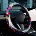 thumbnail image 6 of Mind Car 14.5 Inch Printing PVC Leather Car Wheel Cover Auto Accessories, 6 of 6