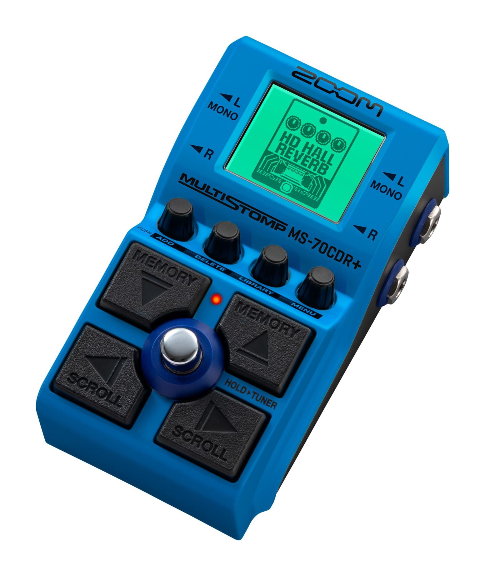 Zoom MS-70CDR+ Multistomp Chorus/Delay/Reverb Pedal Bundle