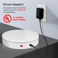 thumbnail image 2 of ComXim 12.6Inch/350lbs Capacity Large Rotating Platform,Remote Rotating Display Stand ,Electric Motorized Turntable,Photography Turntable,Heavy Duty, 2 of 9
