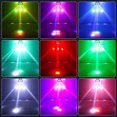thumbnail image 2 of U'King ZQ02097 Moving Head Stage Light Black Sound Activated DMX512 RGBW 18 LED 2 Pcs, 2 of 6