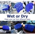 Aloud Creations 4 Pc Double Sided Microfiber Cleaning Gloves Car Wash