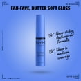 thumbnail image 3 of NYX Professional Makeup Butter Gloss, Non-Sticky Lip Gloss, Blueberry Tart, 0.27 Oz, 3 of 10