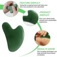 thumbnail image 5 of Jade natural Guasha Board Gua SHA Herramienta facial Gua Sha Scrapping Massager, 5 of 5