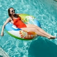 thumbnail image 4 of Intex Inflatable 47" Color Whirl Tube Swimming Pool Raft with Handles, 4 of 6