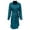 Green, variant on Women's Long Sleeve Cardigan Sweater Elegant Solid Color Duster Coat Casual Loose Fit Knit Open Front Wrap Dress Cropped Cardigan S