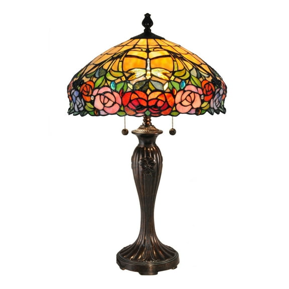 Dale Tiffany Zenia Rose Table Lamp