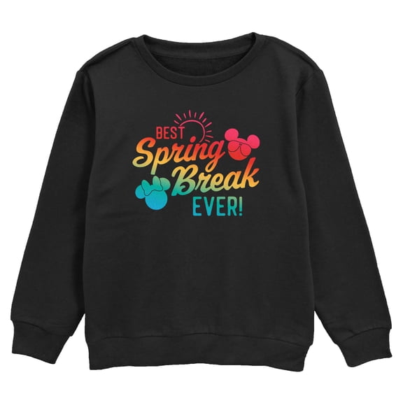 Boy's Mickey & Friends Best Spring Break Ever  Sweatshirt