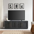 thumbnail image 2 of Evelyn&Zoe Tillman Rectangular TV Stand for TV's up to 75", Charcoal Gray, 2 of 8
