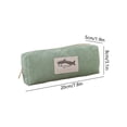thumbnail image 3 of Hyknon Cute Shark Pencil Case, Large Capacity Vintage Pencil Zipper Pouch, Portable Stationery Makeup Bag Organizer, Classroom College Office Supplies, 3 of 6