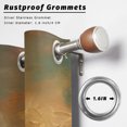 thumbnail image 4 of City Sunset Landscape Outdoor Curtains for Patio, Gradient Clouds Modern Sunshade Privacy Drapes Grommet Waterproof Outside Curtains for Porch/Cabana/Balcony 54"x 84", 1 Panel, 4 of 9