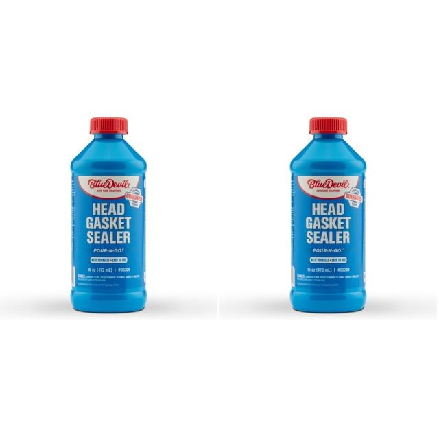 BlueDevil Sellador de Empaquetadura de Culata Pour-N-Go 473 ml Paquete de 2