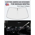 thumbnail image 2 of Protector solar para parabrisas Proadsy para Nissan Sentra 2020-2025, 2 of 9