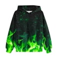 thumbnail image 4 of WOYY Toddler Boys Hoodie Fire Print Hooded Sweatshirt Casual Active Hoodies, Sizes 3-4T, 4 of 5