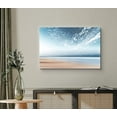 thumbnail image 2 of wall26 Canvas Print Wall Art Peaceful Ocean Beach View with Cloudy Skies Nature Wilderness Photography Modern Art Rustic Scenic Colorful Multicolor for Living Room, Bedroom, Office - 12"x18&quot, 2 of 5