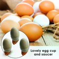 thumbnail image 3 of Silicone Egg Cup Set - Creative Kitchen Tool for Boiled Eggs with Holder and Separator, 3 of 5