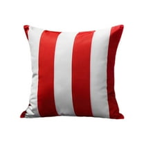 HengDidi Outdoor Fade-Resistant Pillow Cover Case with Velvet Fabric Feel Comfortable Support for Patio Garden Rest Easy Wash Home Accent Red