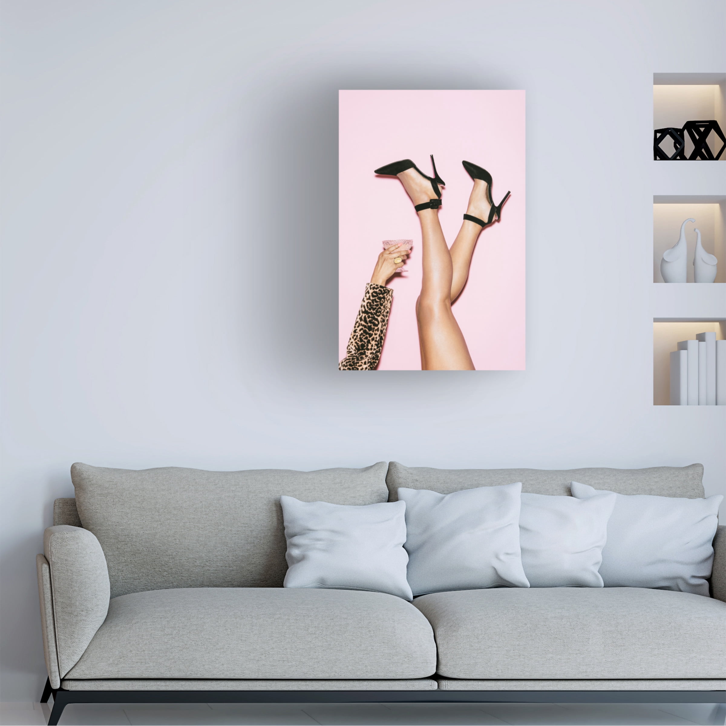 1x Studio III 'Cheers Leo' Canvas Art