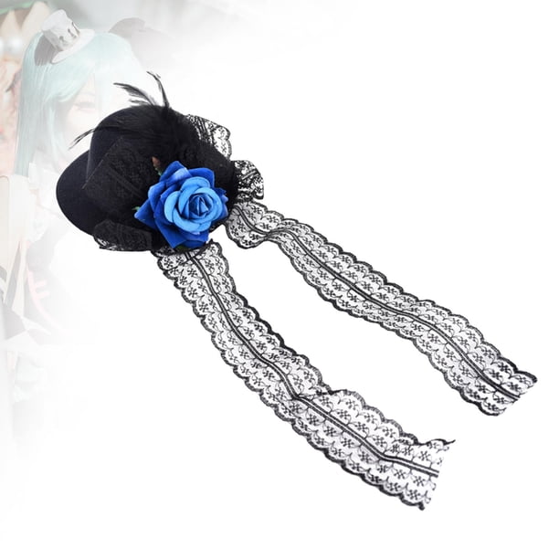 Mini sombrero Steampunk Yinane Horquilla para sombrero pequeña