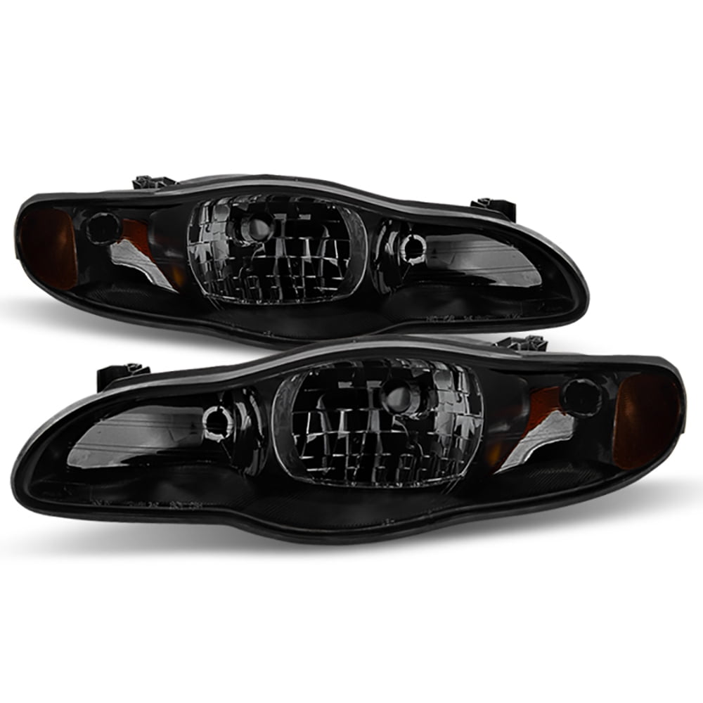 VIPMOTOZ OEStyle Smoke Lens Headlight Headlamp Assembly For 20002005 Chevy Monte Carlo