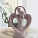 thumbnail image 5 of Arte moderno Estatua de cerámica Decoración del hogar Decoración de mesa Figura de forma humana para sa de estar, oficina, cocina, gabinetes Pareja Sunnimix Estatua de cerámica, 5 of 8