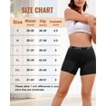 thumbnail image 3 of Sunm Boutique Buttery Soft Stretchy High Waisted Women's Boxer Briefs 4-Pack Multi-Color Modal Boy Shorts, 3 of 3