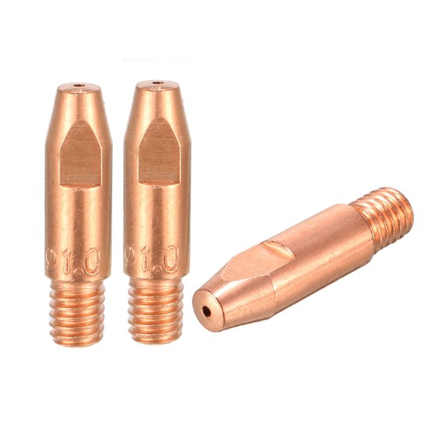 MIG Tip 1mm Welding Contact Tips for 24KD MIG Welding Brass Pack of 3