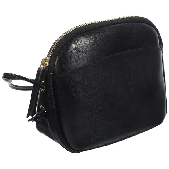 FRCOLOR Fashionable Green PU Crossbody Bag for Women Easy to Clean Elegant Design Large Capacity Size 9.8 x 6.3 x 3.1 inches