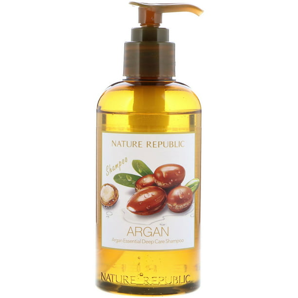 tørst dok paraply Nature Republic Argan Essential Deep Care Shampoo, 10.13 fl oz (300 ml) -  Walmart.com